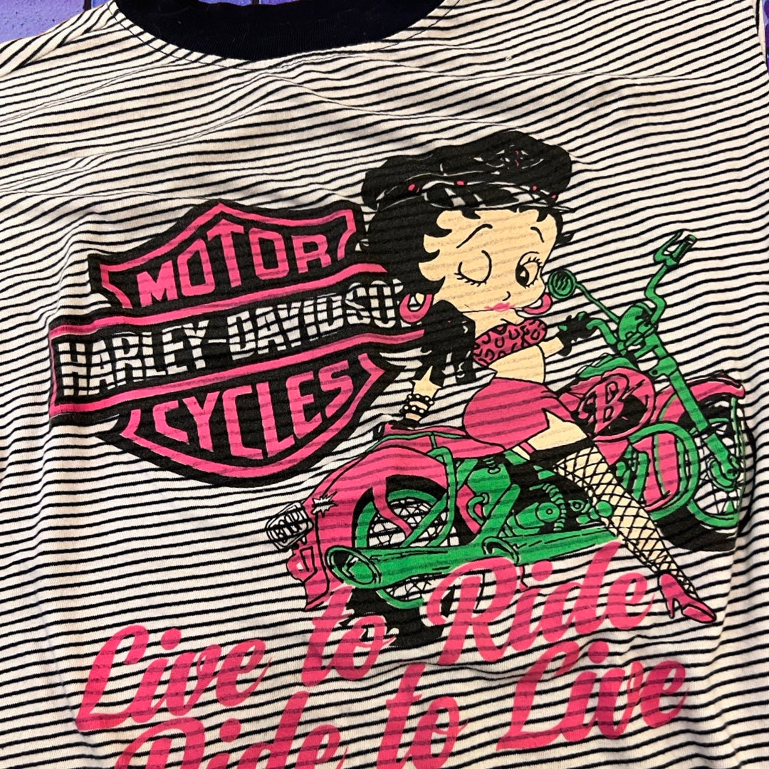 90s Harley Davidson Betty Boop – The Brooklyn Vintage Club