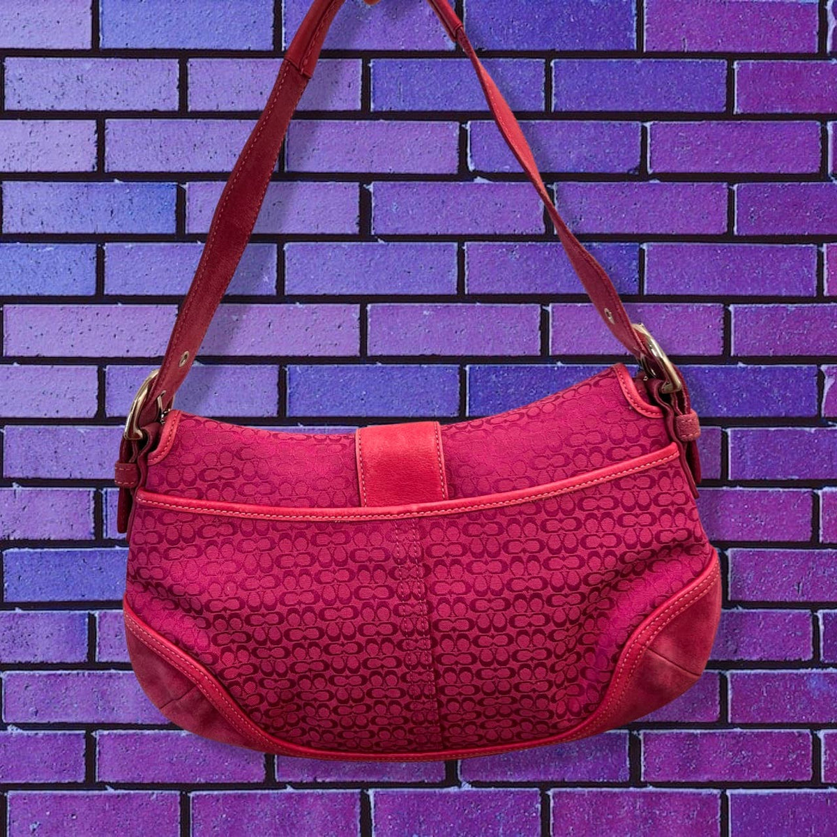 Y2K Hot Pink Coach Bag – The Brooklyn Vintage Club