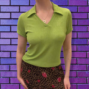 90s Green Top