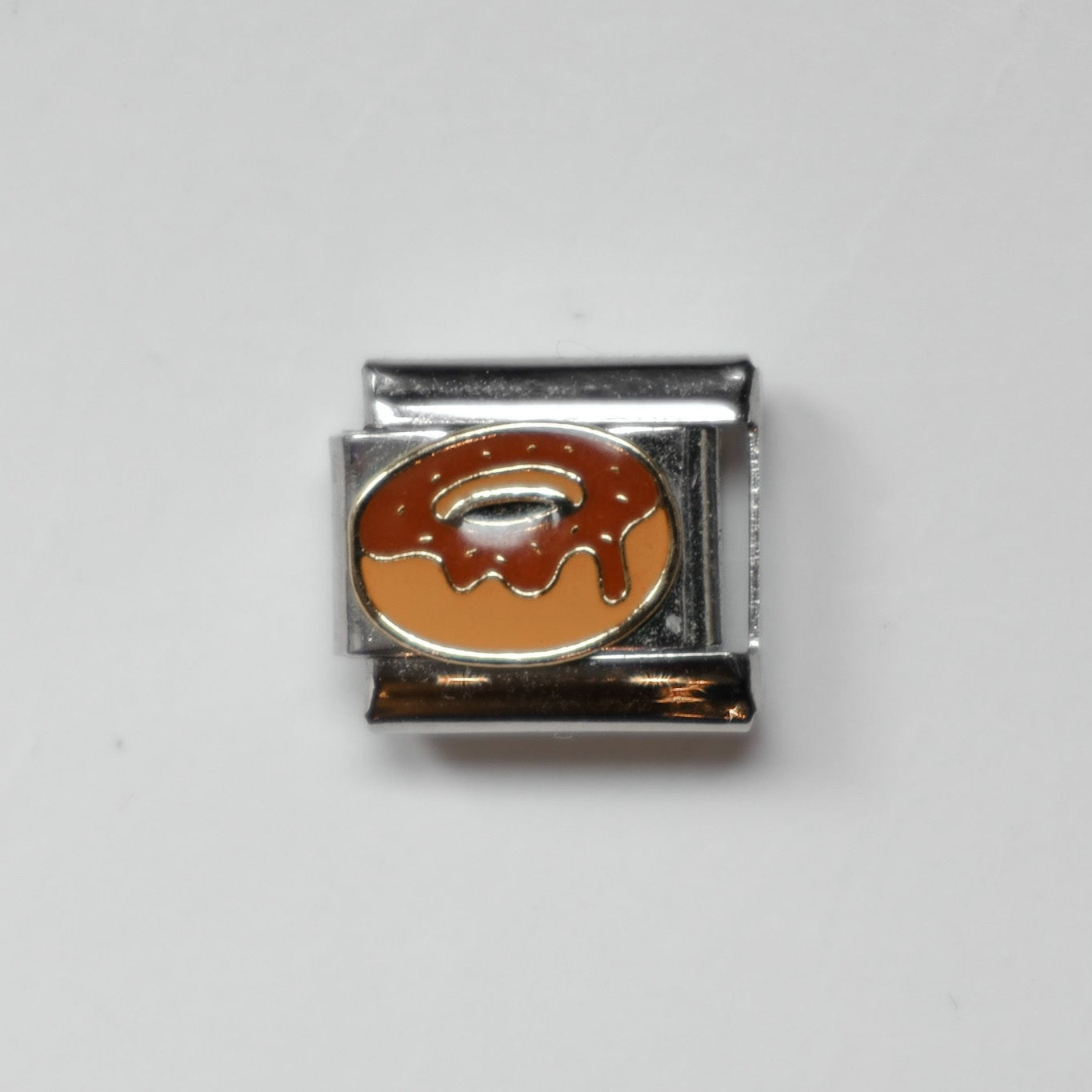 Chocolate Donut Italian Charm