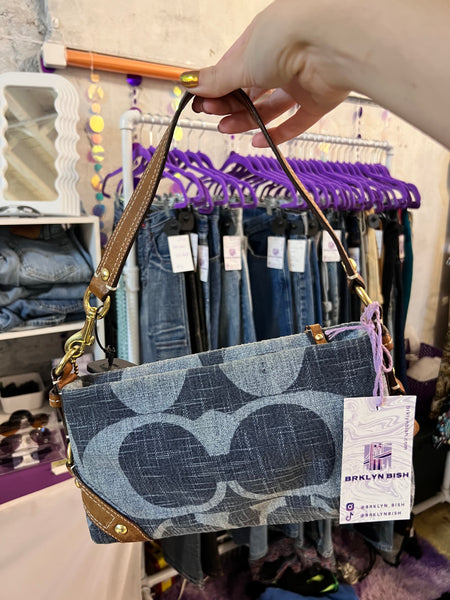 Rare Denim Y2K Coach Bag – The Brooklyn Vintage Club