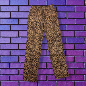 Vintage 90s Fendi Cheetah Print Pants