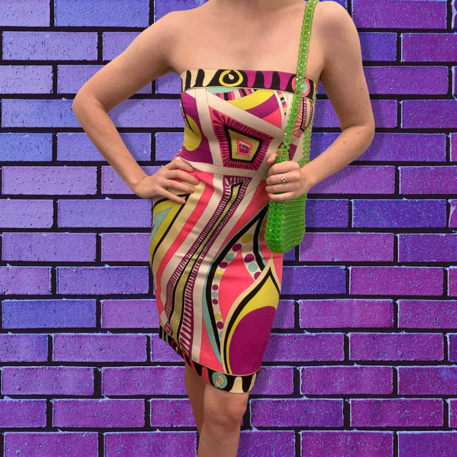 Y2K Silk Pucci Mini Dress