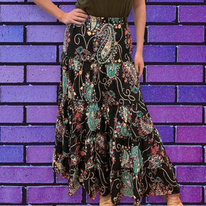 Y2K Rampage Maxi Skirt