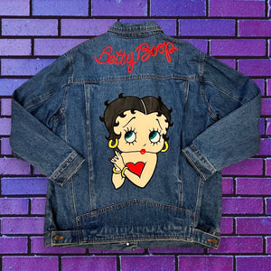 Vintage Betty Boop Jean Jacket