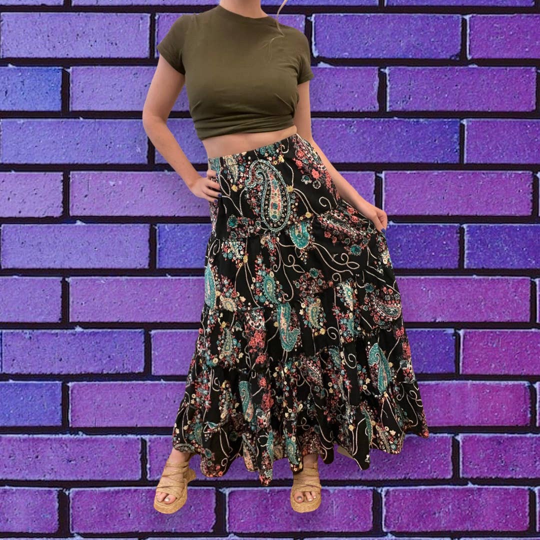 Y2K Rampage Maxi Skirt