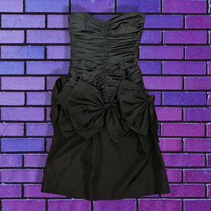 80s Bow Mini Dress