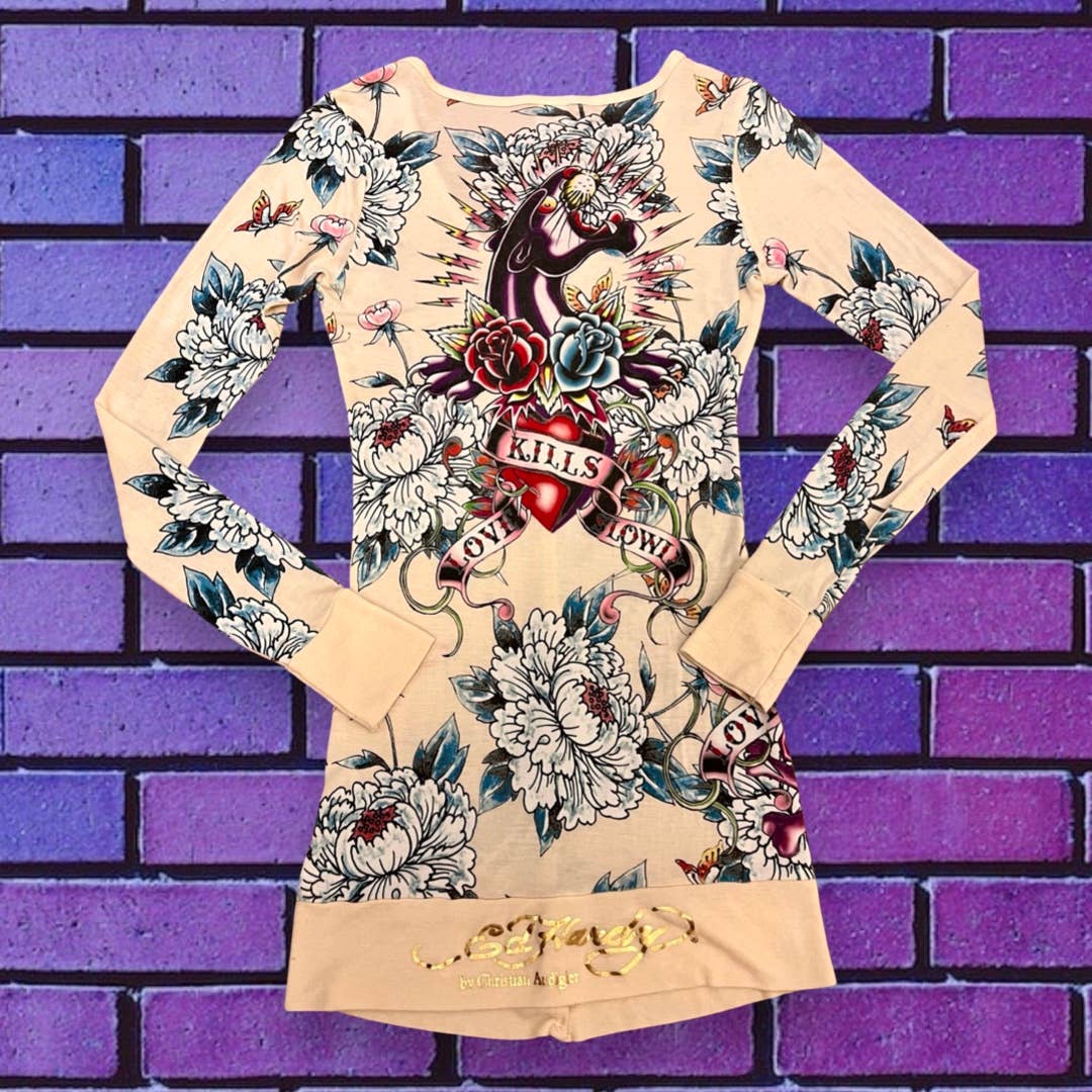 Vintage Ed Hardy Cardigan