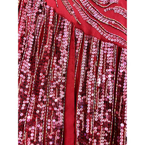 Sue Wong Silk Beaded Dress