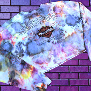 Harley Davidson Custom Dyed Crop Tee