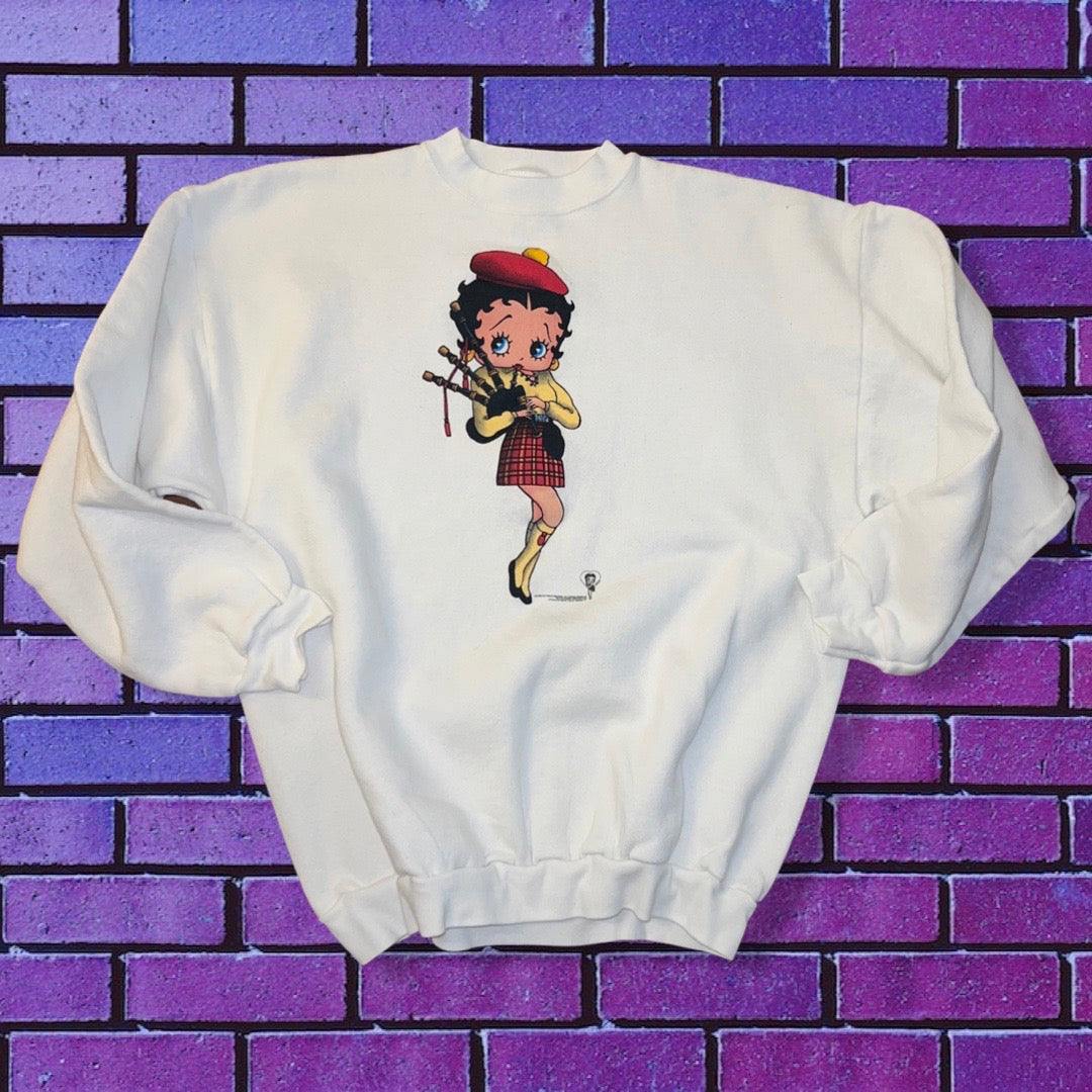 Scottish Betty Boop Crewneck