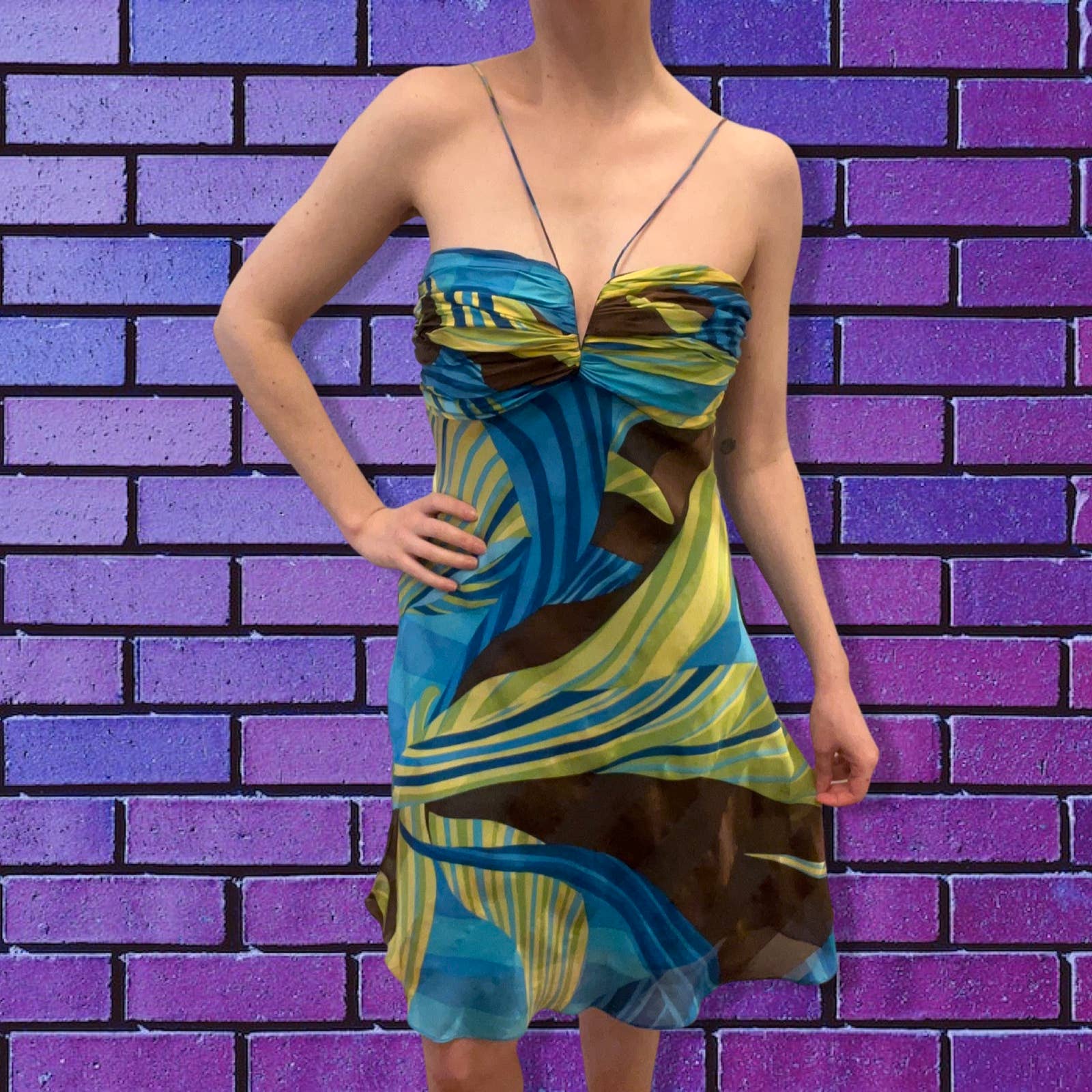 Cache Y2K Silk Dress