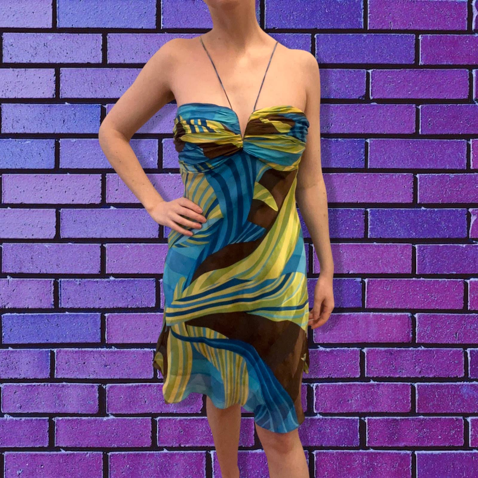 Cache Y2K Silk Dress