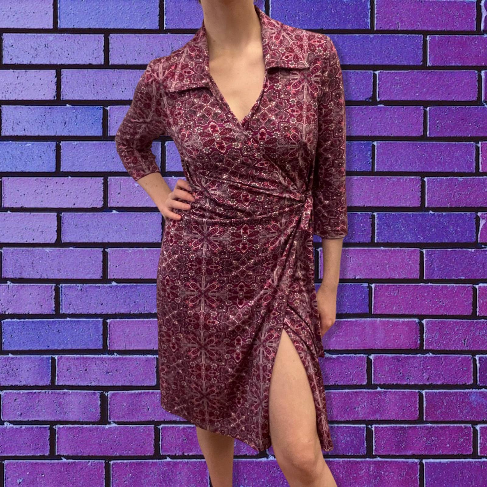 90s Wrap Dress The Brooklyn Vintage Club 90s Wrap Dress The Brooklyn Vintage Club