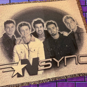 Vintage *NSYNC Tapestry Blanket