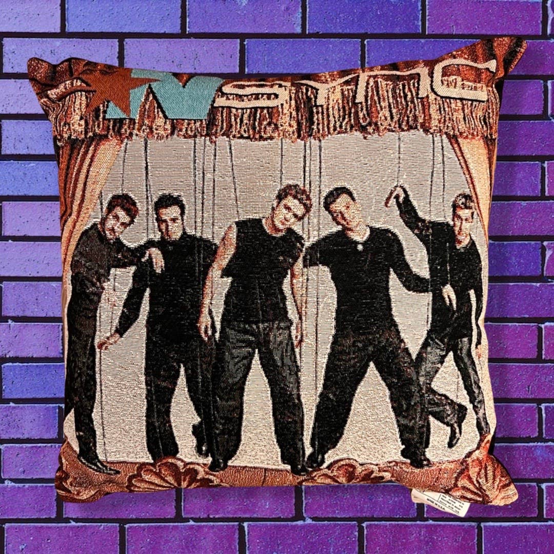 Vintage *NSYNC Pillow