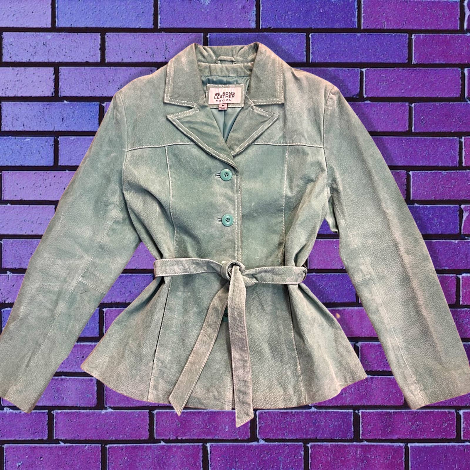 Sage Green Suede Jacket