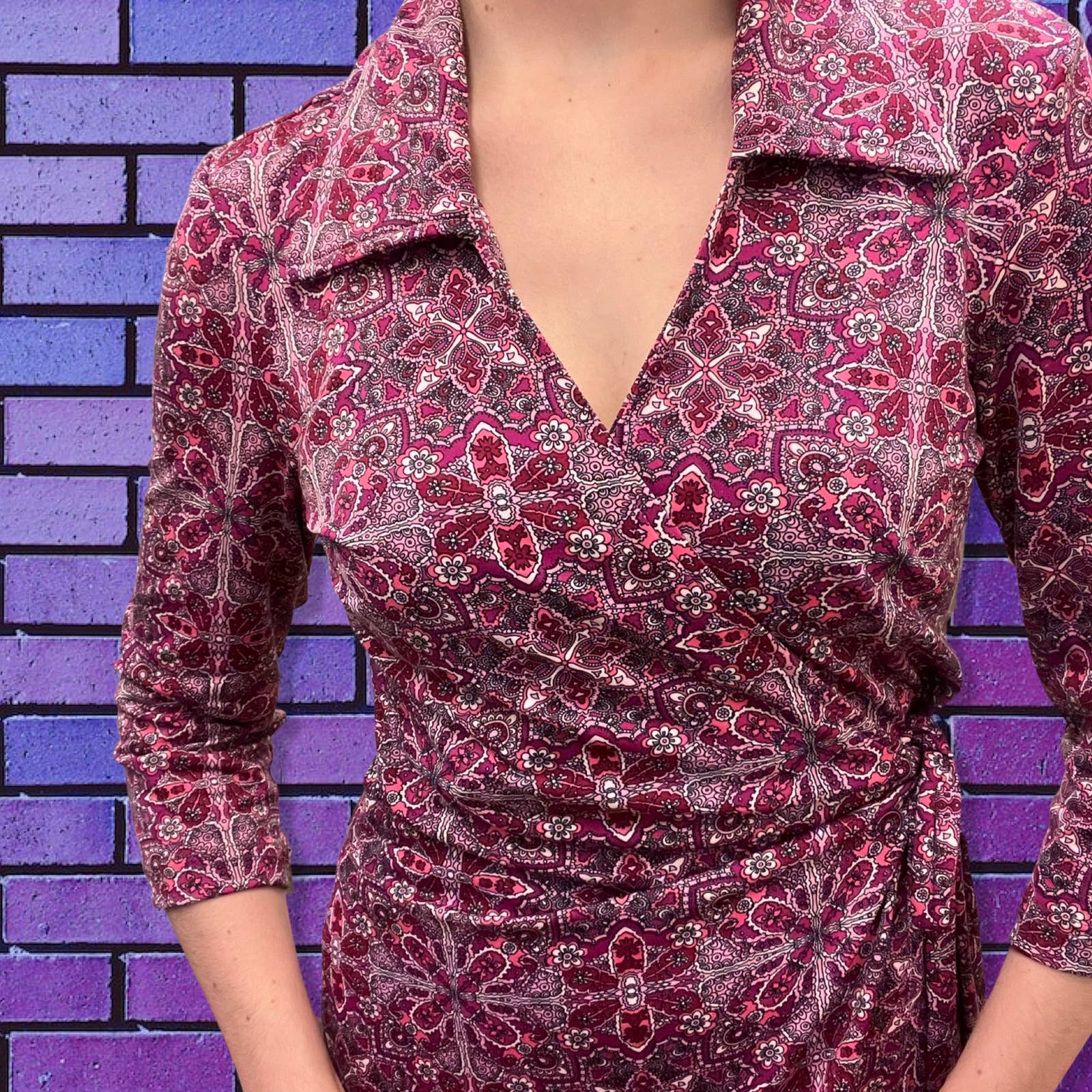 90s Wrap Dress The Brooklyn Vintage Club 90s Wrap Dress The Brooklyn Vintage Club