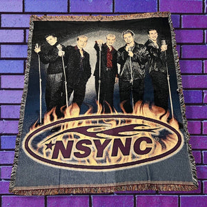 Vintage *NSYNC Tapestry Blanket