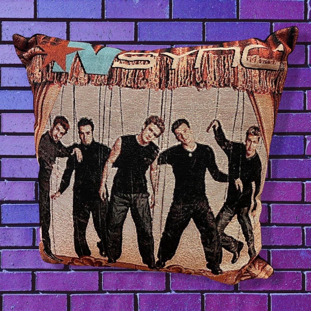 Vintage *NSYNC Pillow