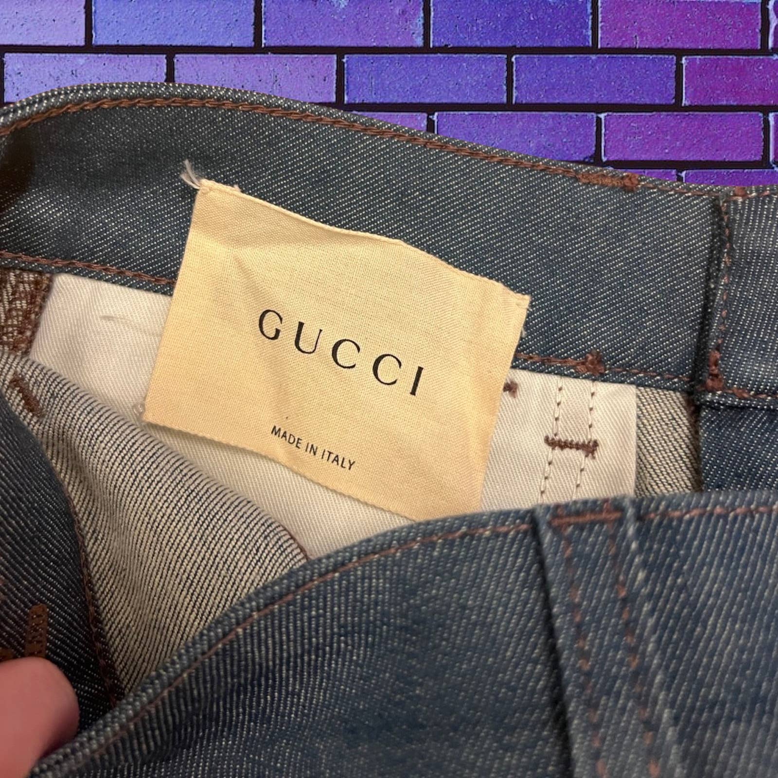 Gucci Low Rise Jeans